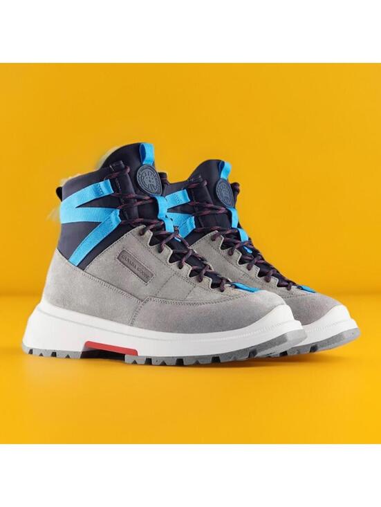 $750 Canada Goose Journey Men’s Lace Up Grey  Ankle Boots Size  7 main image 14
